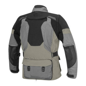 Blouson de moto pour homme à manches longues, coupe-vent, toutes saisons, avec blocs de couleur, pour la course à moto - Product Image 3