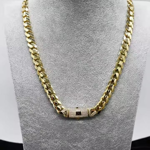 Cadena de Eslabones con Diamantes Moissanite Estilo Hip Hop, Joyería Moderna para Hombre y Mujer - Product Image 2