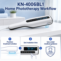 Perangkat Fototerapi Lampu UVB Kompak KN-4006BL1 dengan Timer 30 Menit dan Penyinar yang Dapat Disesuaikan untuk Penggunaan di Rumah