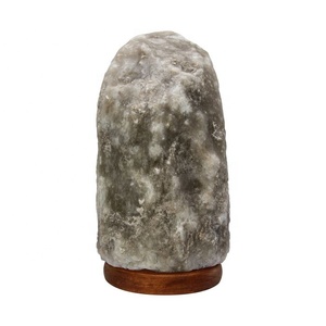 Himalayan Natural shape <b>Salt</b> <b>Lamp</b> Grey energizes reduce allergy reduce depression reduces insomnia - Product Image 1