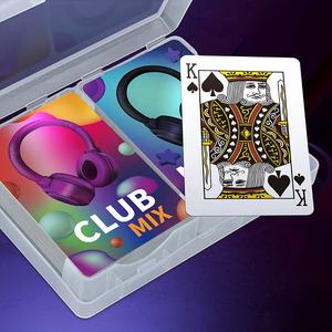 ไพ่พลาสติกสั่งทำพิเศษสำหรับแบรนด์ - D207 ไพ่บริดจ์ขนาดมาตรฐาน บรรจุสองสำรับในกล่องพลาสติก สำหรับใช้ในครอบครัว ของแจก/ของขวัญสำหรับคลับ - Product Image 4