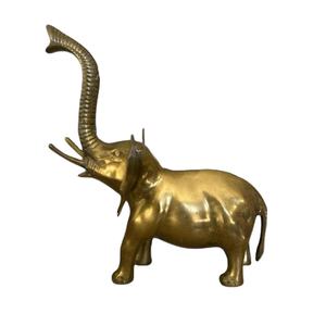 Decorative Brass Elephant Table Decor Object Handmade <b>Gold</b> Elephant Sculpture Metal Gifts And Crafts Custom Animal <b>Statue</b> - Product Image 1