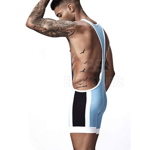 Nouveauté, vêtements de lutte en spandex et polyester, uniforme de lutte pour hommes, séchage rapide, uniforme personnalisé - Product Image 6