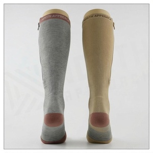 North Approach <b>Knee</b> <b>High</b> <b>Socks</b> Solid Color Breathable Knitted for Adults Daily Casual Wear - Product Image 2
