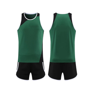 Uniforme Deportivo de Alta Calidad, Ligero, Transpirable, Antibacterial, 100% Poliéster, para Atletismo, Personalizable, Talla Grande, para Verano - Product Image 1