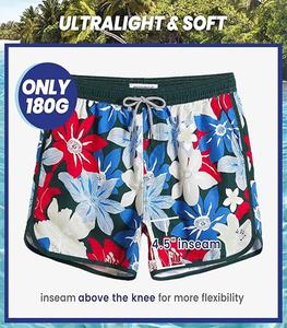 Shorts de Baño para Hombre, Sostenibles, con Cintura Elástica y Cordón Ajustable, de Secado Rápido, Corte Clásico, Color Personalizado, Estampado Completo - Product Image 2