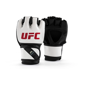 Gants de combat MMA personnalisés légers en cuir PU de qualité supérieure, paume ouverte, entraînement UFC, grappling professionnel, fermeture auto-agrippante - Product Image 1