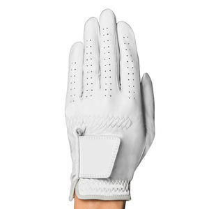 Gant de golf en cuir de mouton en gros avec fermeture auto-agrippante, cuir souple de qualité supérieure, respirant, accessoires de golf pour hommes et femmes - Product Image 1