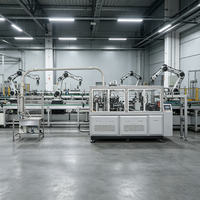Máquina de Alta Velocidad para Vasos de Papel de Doble Pared, 80 Piezas/min, Precio de Fábrica, Equipo de Producción de Vasos de Papel Desechables