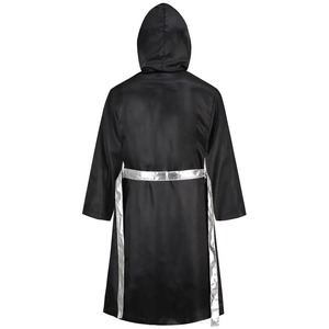 Customized High Quality Stretch Breathable Boxing Robe Hood Ringmaster Final Bell Gown Custom Designs Full Length Fight - Product Image 5
