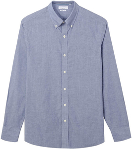 Chemise décontractée personnalisée pour homme, à manches longues, col rond, boutonnée, à carreaux, coupe classique, 100 % coton respirant, OEM ODM, vente en gros - Product Image 5