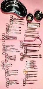 Juego de 50 Instrumentos de Laparotomía para Cirugía General de Azicon, Kit de Herramientas para Exploración Abdominal, Pinzas Hemostáticas para Tejido - Product Image 2