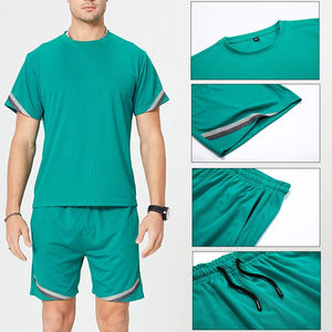 Ensemble de vêtements pour hommes, t-shirt en coton, tenue d'été, nouveau modèle 2026, ensemble de deux pièces, t-shirt à manches courtes et short, tenue décontractée pour hommes - Product Image 2
