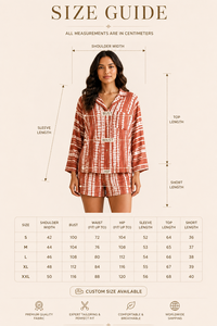 Ensemble de pyjama 2 pièces pour femmes, floral, 100% coton, col en V, taille élastique, décontracté, été, manches longues, respirant - Product Image 2