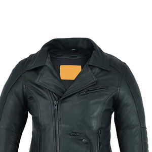 Chaqueta de Motocicleta de Cuero para Mujer, Profesional, Impermeable, Resistente al Viento, Transpirable, Tallas Grandes, Estilo Moderno, Última Colección - Product Image 3