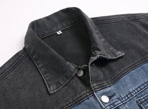 Veste en jean pour homme, 100% coton, logo personnalisé, haute qualité, respirante, écologique, séchage rapide, pour usage extérieur, vente en gros - Product Image 4