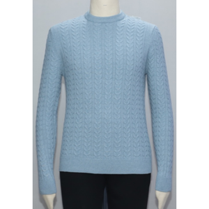 Vêtements en tricot d'hiver pour hommes pour chemise à col rond Vente en gros OEM ODM Coupe personnalisée Coton biologique Vêtements décontractés de bureau Usine directe - Product Image 6