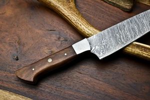 Couteau de Chef SM Knives 2026 en Acier Damas Écologique de Qualité Supérieure, Qualité Industrielle, Manche en Bois Fait Main, Couteau de Cuisine 13 - Product Image 3