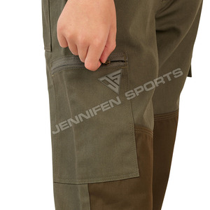 Casual Style 100% Cotton Canvas Tactical Pants Winter Zipper Fly Breathable Hiking Hunting Cargo Multi-Pockets Long Trouser - Product Image 6