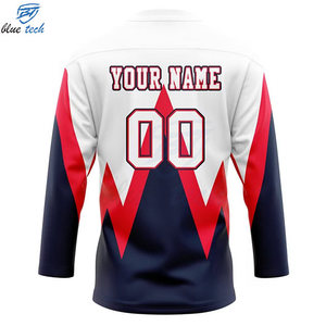 Maillot de hockey sur glace personnalisé avec logo, sublimé, professionnel, pour équipes, clubs et entraînements, vente chaude, personnalisable - Product Image 6