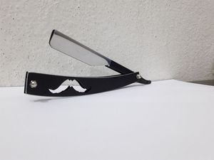 Nueva Navaja de Afeitar Profesional para Barbería, de Acero Inoxidable, Corte Recto, Hecha a Mano, con Mango de Cuerno de Carnero, para Barberos - Product Image 6