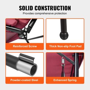 Dondolo da Giardino a 3 Posti con Tettuccio Convertibile e Cuscini Rimovibili - Per Esterni, Patio e Veranda - Realizzato in Poliestere Resistente - Product Image 6
