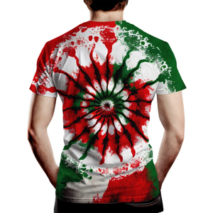T-shirt homme en polyester uni pour sublimation, t-shirt homme décontracté doux pour sublimation - Product Image 3