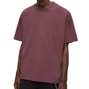 T-shirts pour hommes en coton 100% imprimés avec logo personnalisé, coupe ajustée, grandes tailles, haute qualité, style streetwear, t-shirts oversize vierges - Product Image 1