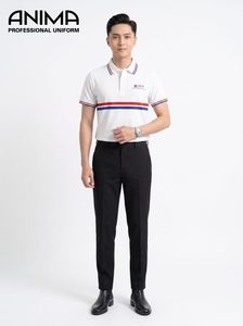 ANIMA NCB Bank Camiseta de algodón para hombre, informal, transpirable, de manga corta - Product Image 3
