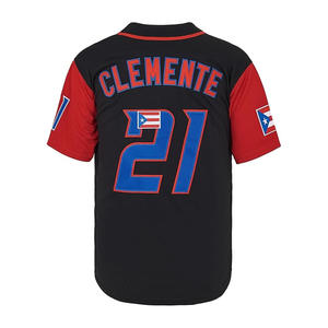 โรเบอร์โต้ เคลเมนเต้ ของแท้ # เสื้อเบสบอลปูเออร์โตริโก 21 ตัว รุ่นเวิลด์เบสบอลคลาสสิค ป้องกันรังสียูวี ไซส์พลัส - Product Image 6