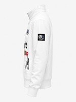Sweat-shirts polaires pour hommes à demi-zip, col rabattu, coupe classique, impression numérique multicolore, collection hiver, vente en gros, OEM