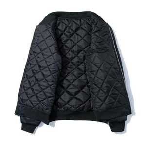 เสื้อแจ็คเก็ตวาร์ซิตี้สีดำสำหรับผู้ชาย สไตล์จีน ปักลายมังกรด้วยมือ คอตั้ง ซิปปิด ทรงปกติ ใส่ได้ในฤดูใบไม้ร่วง - Product Image 5