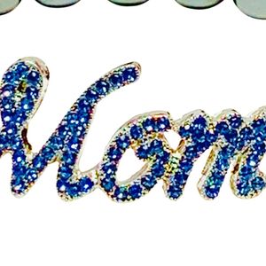 Pulsera de Cristal Azul Claro para Mamá, Pulsera Elástica con Cuentas, Accesorio de Joyería de Moda para Mujer, Regalo para Uso Diario, Elegante - Product Image 2