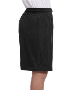 Pantalones Cortos de Baloncesto de Malla 100% Poliéster para Hombre, Pantalones Cortos de Gimnasio Multicolores con Impresión Personalizada, Pantalones Cortos hasta la Rodilla - Product Image 3