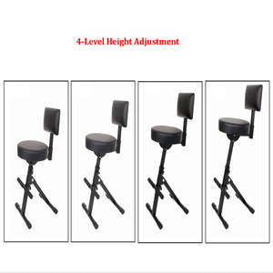 Foldable Adjustable Mechanic Stool with <b>Backrest</b> Garage Creeper Seat Workshop Chair for Auto Repair GAPGAR036 - Product Image 2