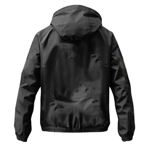 Veste coupe-vent noire de haute qualité pour femmes, idéale pour la course à pied et l'entraînement en extérieur, légère, respirante, coupe ample, avec capuche - Product Image 5