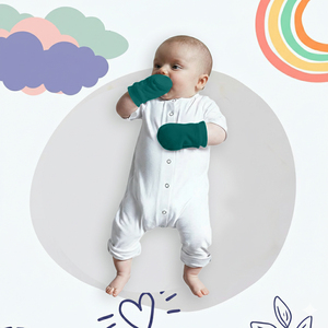 Mitaines pour bébé en coton doux 95% bambou, 5% élasthanne Protection contre les griffures pour les nouveau-nés et les nourrissons - Product Image 2
