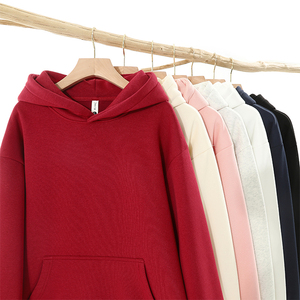 Men's Custom Factory High Quality 100% Cotton Hoodie 480g Knitted Lined With Hooded Collar for Autumn OEM Service - Product Image 2