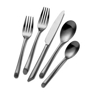 Contemporary Dining <b>Flatware</b> Collection Stainless Steel Cutlery Set Designed for Elegant Table Display - Product Image 3