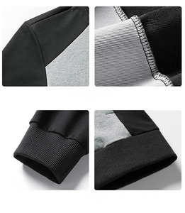 Survêtement streetwear personnalisé de haute qualité pour homme, ensemble assorti en coton épais avec fermeture éclair, pantalon de jogging, ensemble de survêtement pour homme - Product Image 6