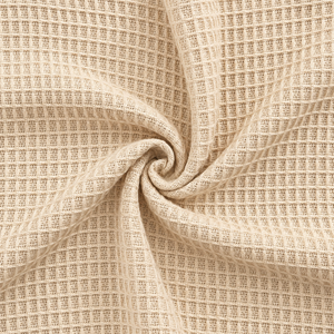 Manta de punto gofrado beige, de algodón y lino, transpirable, para todas las estaciones, estilo moderno, ecológica, transpirable, 71x94 pulgadas - Product Image 4