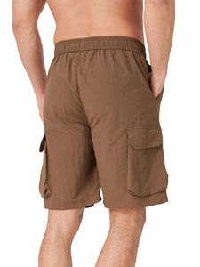 High Quality 100% Cotton Solid <b>Cargo</b> <b>Shorts</b> Men Mid Front High Street Style <b>Lightweight</b> Breathable Eco-Friendly Design Summer - Product Image 3