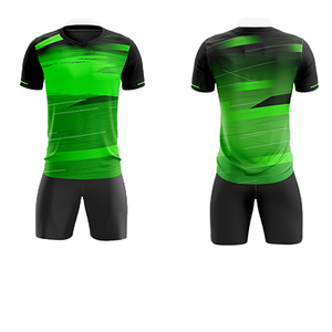 Custom Purple Yellow Soccer Jersey Set V-Neck Short Sleeve Sublimated Breathable Unisex Adult Team Apparel - Product Image 1