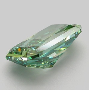 เพชรเม็ดเดี่ยวสีเขียวสดใส น้ำหนัก 4.54 กะรัต ทรงเรเดียนท์คัท ผลิตด้วยวิธี CVD ได้รับการรับรองจาก IGI คุณภาพการเจียระไนเยี่ยม สมมาตรดีเยี่ยม - Product Image 2