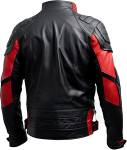 Nouvelle veste en cuir pour homme, vestes en cuir pour moto pour homme, nouvelles vestes de moto de haute qualité, design OEM de course - Product Image 6