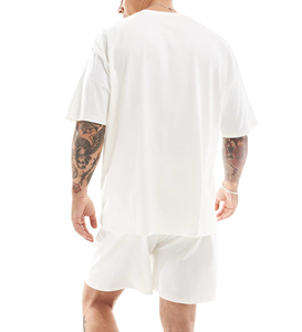 Conjunto Deportivo de 2 Piezas para Hombre, Personalizado con Marca, Transpirable, Ligero, Camiseta de Manga Corta y Pantalones Cortos, para Fitness y Deportes de Verano, 100% - Product Image 5