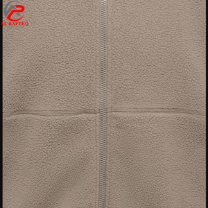 High Quality Custom Logo Stand Collar Polar <b>Fleece</b> Mens Jacket Coat Outdoor Full Zipper <b>Fleece</b> Warm Jacket with custamize logo - Product Image 2