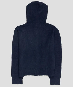 Sudadera con Capucha de Mohair Extra Grande, Suave y Afelpada, con Rayas, Personalizada, Unisex, para Hombre, Suéter de Punto - Product Image 2