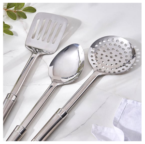 Premium <b>Stainless</b> <b>Steel</b> Nonstick Heat Resistant <b>Kitchen</b> Gadgets <b>Utensils</b> 2 Pcs For Food Making Use In Wholesale - Product Image 2
