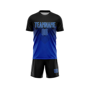Conjunto de Camiseta y Pantalones Cortos de Entrenamiento de Fútbol Sublimados con Etiqueta Personalizada a Precios Económicos, Uniformes de Fútbol Sublimados para Hombre con Logotipo Personalizado - Product Image 1